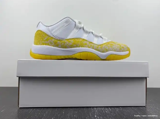 Cheap Husky Yellow AH7860-107 Air WMNS Jordan Snakeskin Low 11 0520
